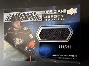 2021-22 SPx UD Black Obsidian Rookie Jersey #ORJ-MM MASON MCTAVISH /399 RC - Bild 1 von 2