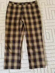 ANNA MONTANA Sports Damen Hose Gr. 44 braun / Karo - Bild 1 von 8