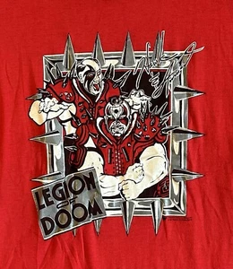 Legion of Doom Rare Vintage 90’s Med. Wrestling Road Warriors WWF WWE T-shirt - Picture 1 of 8