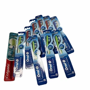 Oral-B Healthy and Clean Angled Head Soft Bristle Flossing Toothbrush (Pack 10) - Picture 1 of 1