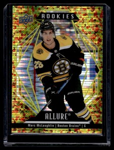 Marc McLaughlin 2022 UD Allure Rookies Gold Glitter Bomb /199  #104 Boston