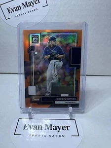 2022 Donruss Optic Corbin Burnes #/125 Orange Prizm #182 - Picture 1 of 3