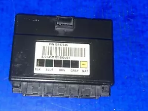 03-06 VIN PROGRAMMED BODY CONTROL MODULE GM BCM 15747545 - Picture 1 of 3