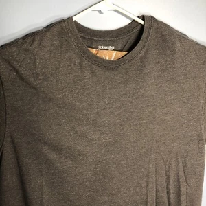 Braunes Herren T-Shirt St John's Bay Kurzarm Größe M Baumwollmischung - Bild 1 von 5