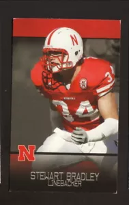 Nebraska Cornhuskers--Stewart Bradley--Scheda tascabile calcio 2005 - Foto 1 di 1