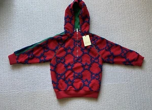 Gucci New With Tag Red Knit Sweater Kids Size 6 - Picture 1 of 5