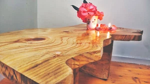 Unique Designer Pine Coffee Table - Picture 1 of 3