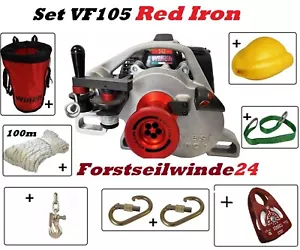 Spillwinde Forstseilwinde SET VF 105FW RED IRON - Komplettset Forstwirtschaft - Bild 1 von 12