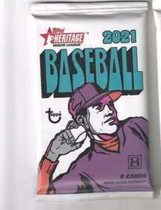 PACK OF 2021 TOPPS HOBBY FACTORY SEALED HERITAGE MINORS - Picture 1 of 1