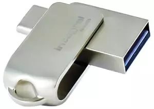 360-C Dual USB 3.0 & USB-C Flash Drive, 64GB - INFD64GB360CDL3.0 - Picture 1 of 7