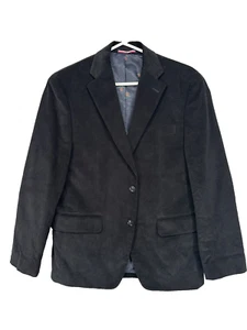 TOMMY HILFIGER Men's Sport Coat Size 36S Corduroy Black Modern Fit - Picture 1 of 8