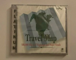 Nordamerika Platin Reisekarte CD Reiseplaner 500.000 Autobahnen & Hauptstraßen - Bild 1 von 5