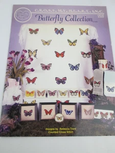 Cross My Heart BUTTERFLY COLLECTION Counted Cross Stitch Pattern BOOK Only - Picture 1 of 2