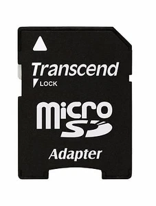 NEW TRANSCEND Adapter for Micro SD Card Adattatore Adapteris Adaptador Sovitin - Picture 1 of 1