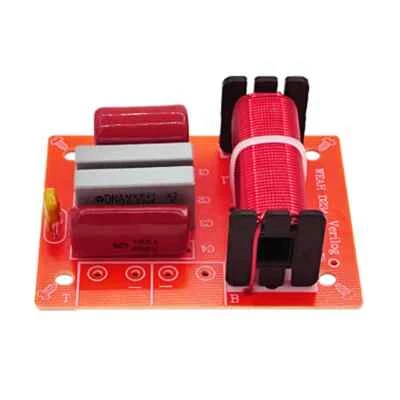 2Way 80W Speaker Frequency Divider Board DIY Module Treble Bass Hi-Fi Audio Cros - Image 1 of 4