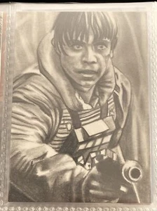 2012 ACEO Original Art Sketch 3x4 Card STAR WARS Luke Skywalker 1/1 - Picture 1 of 2