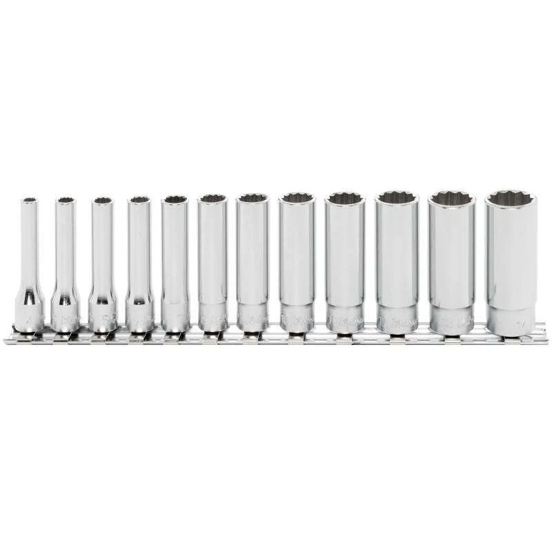 Ko-ken RS2305M/12 Hex 1/4"Sq. Dr. 12 Point Socket Set 4-14 mm 12 Pcs - Image 1 of 1