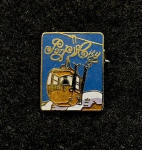 PARK CITY Pin de Esquí Insignia UTAH Estación de Esquí Solapa de Viaje TONO PLATEADO - Imagen 1 de 3