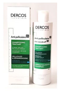 Vichy Dercos anti-dandruff advanced action shampoo normal to oily hair 200ml - Picture 1 of 2