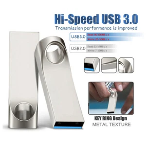 Bearing U Hard Drive 64GB 32GB 16GB Stick Pen Drive USB 3.0/2.0 Metal Reminder - Picture 1 of 13