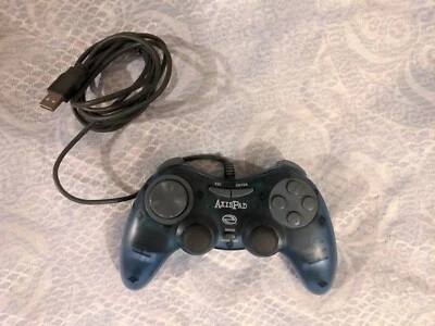 Vintage Axis Pad Colors USB Game Controller W Vibration Retro 90's used - Image 1 of 4