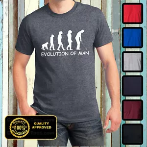 Evolution of Man Golfing T-Shirt Tiger Woods PGA Tour Golf T-Shirt - Bild 1 von 8