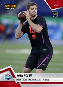 JOSH ROSEN RC 2018 PANINI INSTANT #4 - 2018 NFL COMBIN ARIZONA CARDINALS - Bild 1 von 2