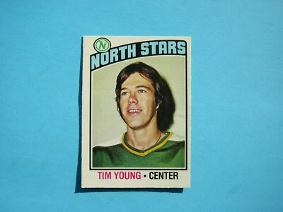 1976/77 O-PEE-CHEE NHL HOCKEY CARD #158 TIM YOUNG ROOKIE NM SHARP!! 76/77 OPC - Image 1 of 2