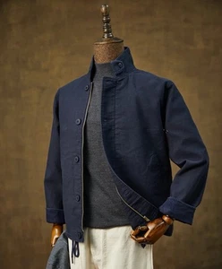 BRONSON MFG. CO. USN N-1 Deck Jacket (Unlined) - Navy Okonkwo 100% Cotton S - Picture 1 of 13