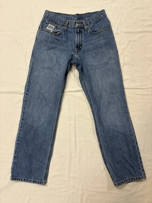 Cinch Mens Jeans 29 X 30 White Label Straight Leg Relaxed Fit Western Blue Jeans - Image 1 of 4