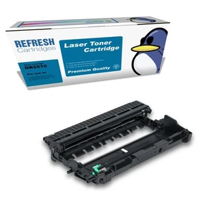 Refresh Cartridges Black Drum DR2510 Compatible With Brother Printers - Afbeelding 1 van 6
