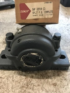 SKF SAF-510L Split Pillow Block Bearing Housing 1-11/16” New!! - Picture 1 of 6