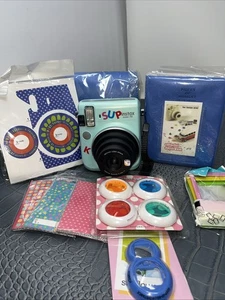 Fujifilm instax mini 70 Instant Film Camera, ICY Mint New Batteries + Extras! - Picture 1 of 17
