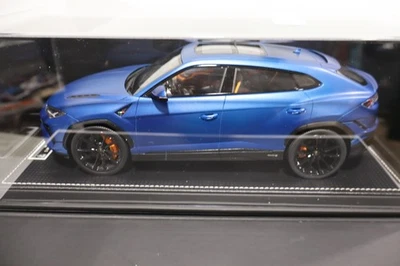 Lamborghini Urus 1/18 scale MR COLLECTION MODELS Blue Jessica Lucas - Image 1 of 4