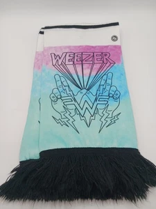 Weezer Teal/Black Scarf By Ethos Scarf Co. 2020 - Picture 1 of 4