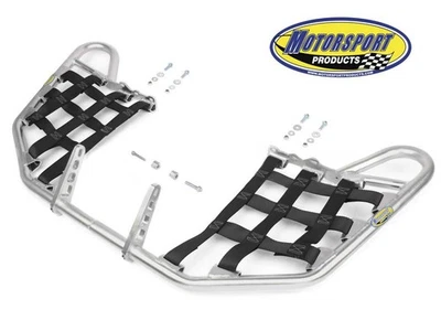 Suzuki LTR450 LTR 450 Quadracer Nerfbars Atv Nerf Bars Silver Bars/Black Nets - Image 1 of 2