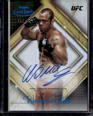 2024 Topps Gold Label /99 Wanderlei Silva Golden Greats Autographs Blue - Image 1 of 2