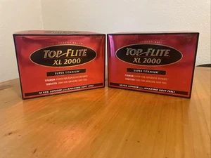 Spalding TOP FLITE XL 2000 Super Titanium 8 Sleeves 24 balls White NIB - Picture 1 of 3