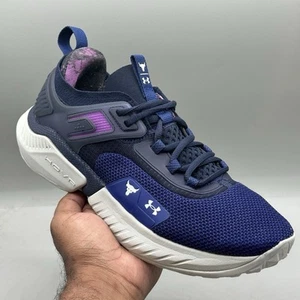 Under Armour UA Men Size 7 Shoes Project Rock 5 Training Disrupt Blue Sneakers - Picture 1 of 14