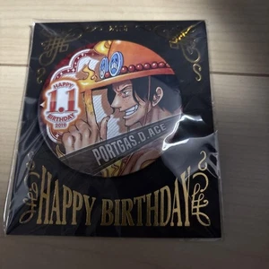 Insignia de lata de cumpleaños One Piece Ace 2019, insignia de anime, usada - Imagen 1 de 1