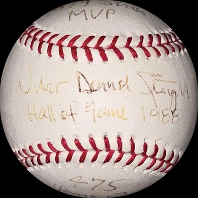 Willie Stargell Signed Full Name Stat Baseball JSA COA RARE! - Image 1 of 4