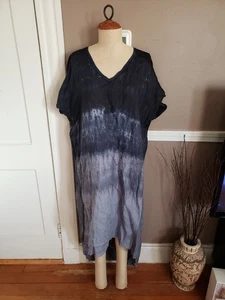 Wunderschönes mehrfarbiges Batik Kleid mit Taschen von XCVI!! Größe XL!! - Bild 1 von 9