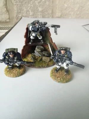 Used Metal Warhammer 40k Space Marines Sniper Squad - Image 1 of 4