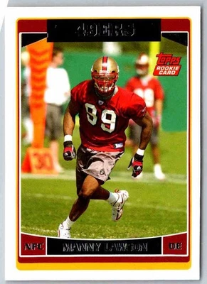 2011 Topps Football Manny Lawson #314  Football Card - Image 1 of 2