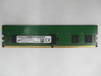Micron 4GB 1RX8 PC4-2133P-RDP-11  ECC REG Server Memory MTA9ASF51272PZ-2G1B1II - Image 1 of 3