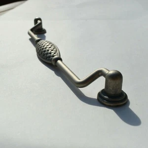 MÖBELGRIFF Patina Nickel Schrank Küchen Tür Länge 192 mm Lochabstand aus Metal - Picture 1 of 12