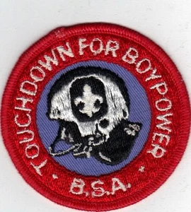 Recruiter Patch, "Touchdown For Boypower" Spruch, Vintage Stoffrücken, neuwertig! - Bild 1 von 1