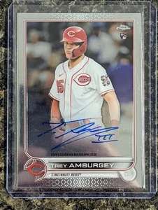 2022 Topps Chrome Baseball RC Rookie Auto RA-TA Trey Amburgey - Picture 1 of 2