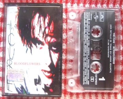 THE CURE *BLOODFLOWERS* ARGENTINA 9-track CASSETTE 2000 ~ 25 Y.O. L@@K - Image 1 of 3