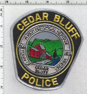 Schulteraufnäher Cedar Bluff Police (Virginia) 1. Ausgabe - Bild 1 von 1